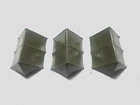 6 MARX BATTLEGROUND AND MARX MILITARY TRAINING PUP TENTS FINE.