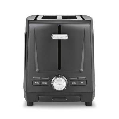 Cuisinart 2 Slice Toaster Extra Long Slots Bagel Black CPT-1200BK Core