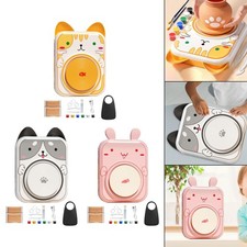 Mini Tornio per Ceramica per Bambini, Fai Da Te, Creatore di Argilla, Leggero,