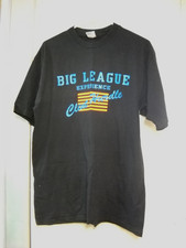 Big League Experience Clint Hurdle Black XL T-Shirt MLB Blue & Orange Logo
