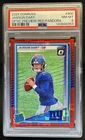 2025 Donruss Jaxson Dart Optic Rated Rookie Preview Red Pandora RC #400 PSA 8