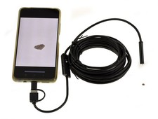 Inspection Camera Endoscope for Mac PC and Smartphone Sensor 7mm