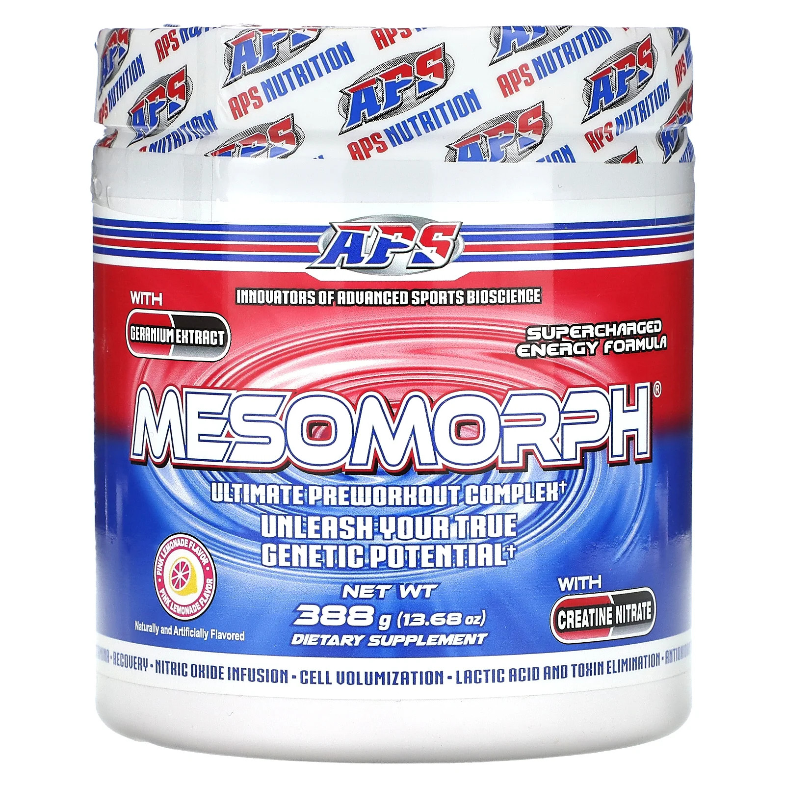 Mesomorph Розовый лимонад 1368 унции 388 г 7590₽