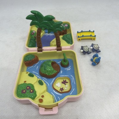 Squirtle Poliwhirl Pokemon Polly Pocket Chibi Poke House Tomy PLAYSET INCOMPLETE