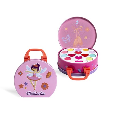 Martinelia Makeup Set Magic Ballet Beauty Tin 11 x 10.5 x 3.5 cm Includes 9 Eyes