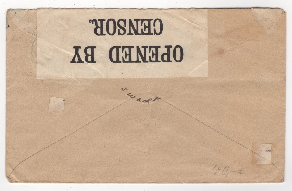 7 de junio de 1918. Censor POW PSE. Balmain a Cruz Roja Australiana, Londres. Foto 2 de 2