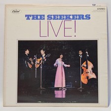 The Seekers - Live! - 1968 Folk - EX - Ultrasonic Clean