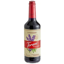 Torani Puremade Lavender Flavoring Syrup 750 mL Glass Bottle 880603140