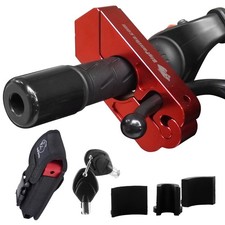 Motorcycle Grip Lock - Heavy Duty Brake/Handlebar/Throttle Lock That Secures ...
