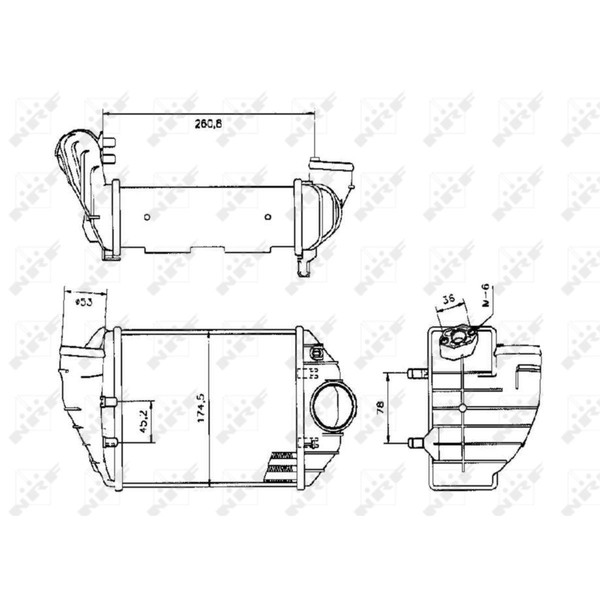 LadeluftküHler FüR Audi A4 Avant 8D5 B5 8D2 VW Passat Variant 3B6 3B5 3B3 3B2-image