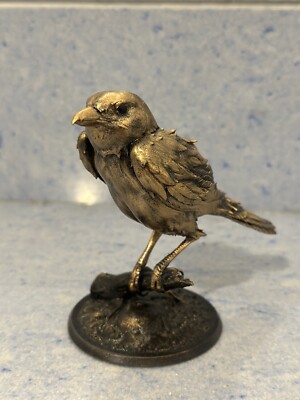 Resinfigur mit einer Diebzeitung - Sammlung Waldtiere