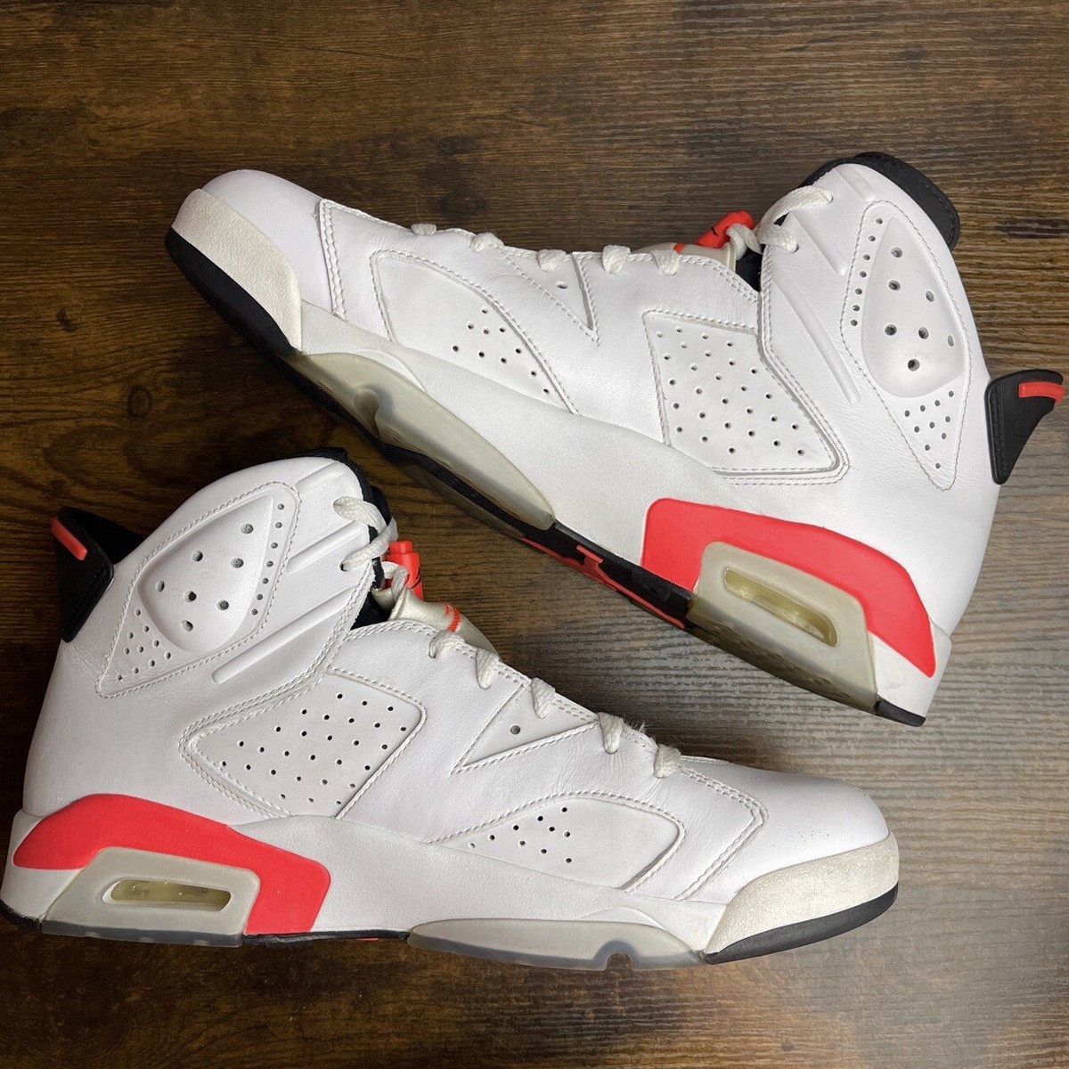 Air Jordan 6 Retro 2014 White Infrared Size 12 384664-123 OG Rare