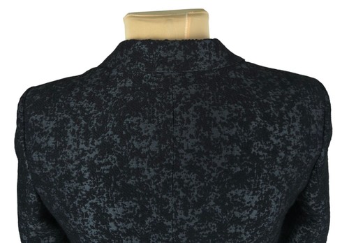 Aquascutum Womens Black/Gray Wool Blend Blazer Jacket Size UK 12 / US 8 (M) - Picture 8 of 13