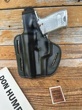 Don Hume SSCD Black leather 3 Slot OWB Holster for Heckler H&K USP 9 / 40 LEFT
