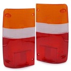 Set Rear Tail Lamp Light Lens For Toyota Hilux Mighty-X LN85 MK3 1989 1990 95