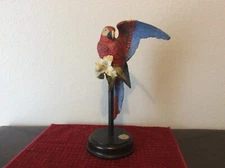 porcelain bird figurine parrot Willitts Gallery Ltd Edition