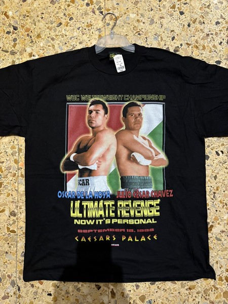 Boxing Vintage Shirt De La Hoya Vs Chavez, Caesars Palace