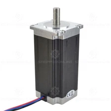 STEPPERONLINE Nema 23 Stepper Motor 425oz.in 4.2A 113mm with 10mm Single Shaft