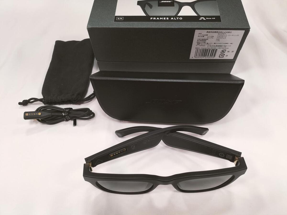 BOSE FRAMES ALTO Black Audio Sunglasses with Open Ear BOSE FRAMES ALTO Black Audio Sunglasses with Open Ear