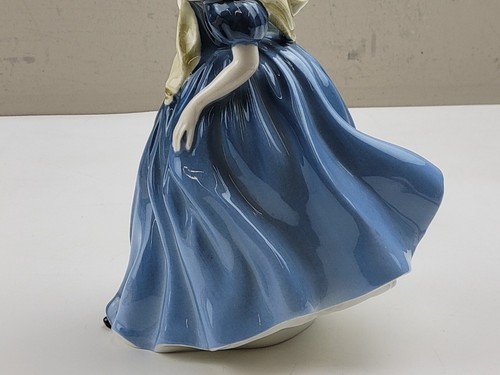 Vintage 1963 Royal Doulton #2304 "Adrienne" 8-inch Tall Bone China Lady Figurine - Picture 8 of 9