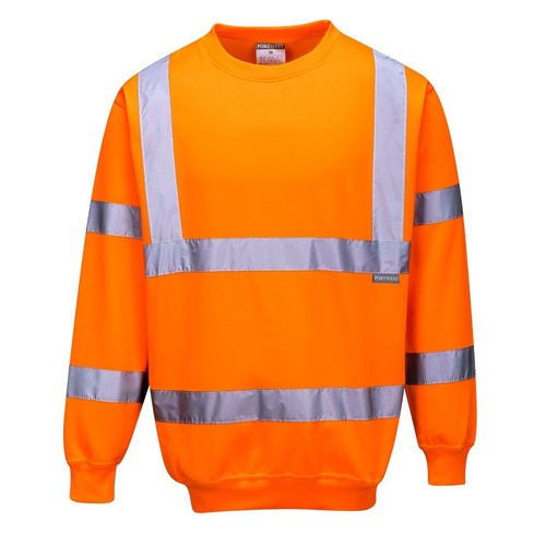 Portwest B303 Hi-Vis Safety Sweatshirt Warm Workwear Top EN ISO 20471 Class 3 - 第 6/10 張圖片