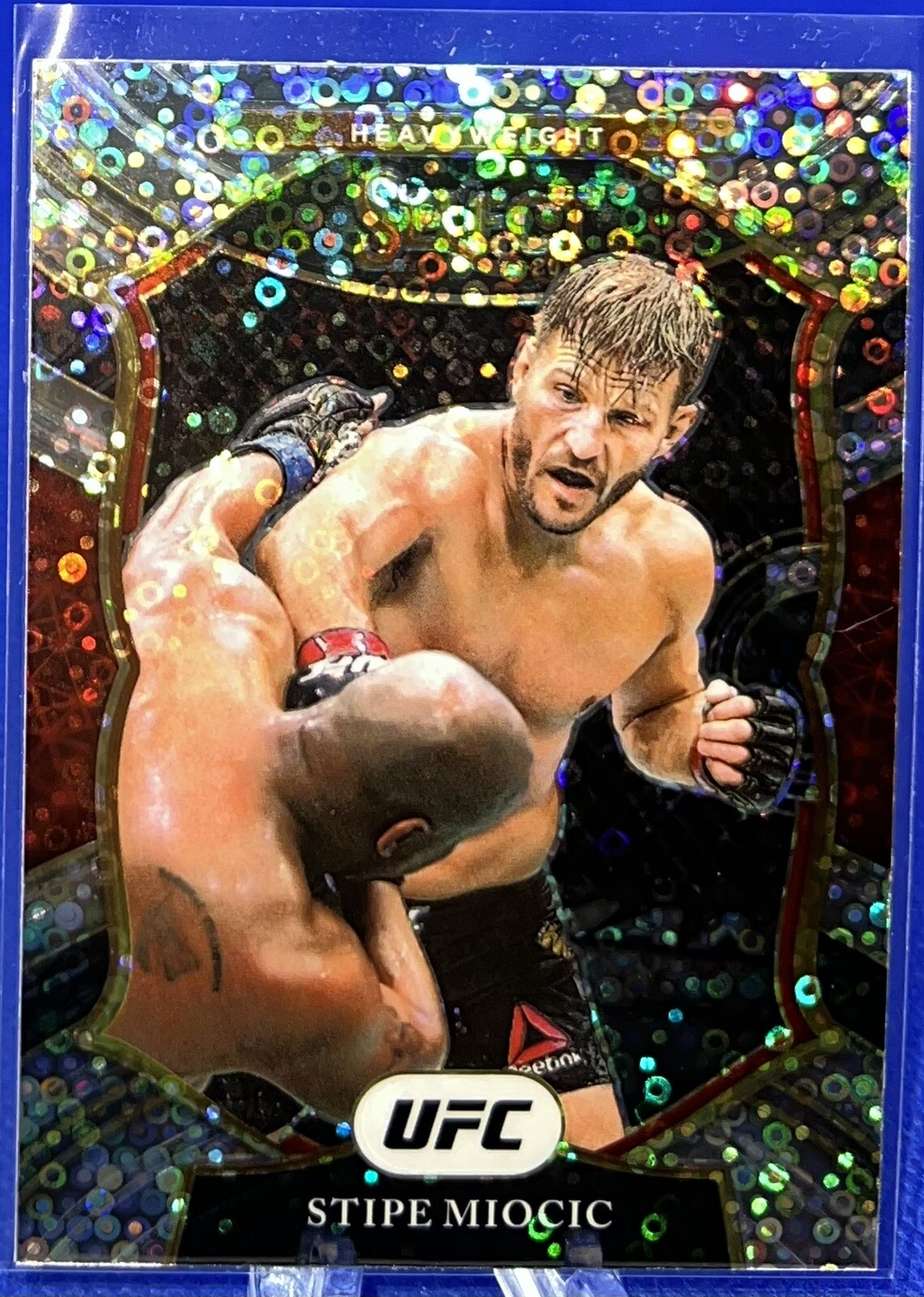 2021 Select UFC Stipe Miocic Concourse Disco Prizm