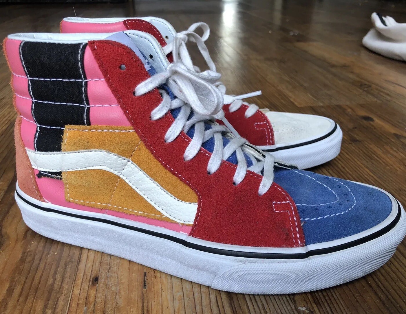 VANS Patchwork Skating High Sneakers US women 8 3… - image 3