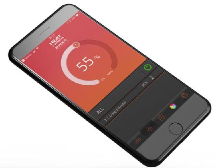 Shadow XT Bluetooth enabled Infrared Patio Heater UK