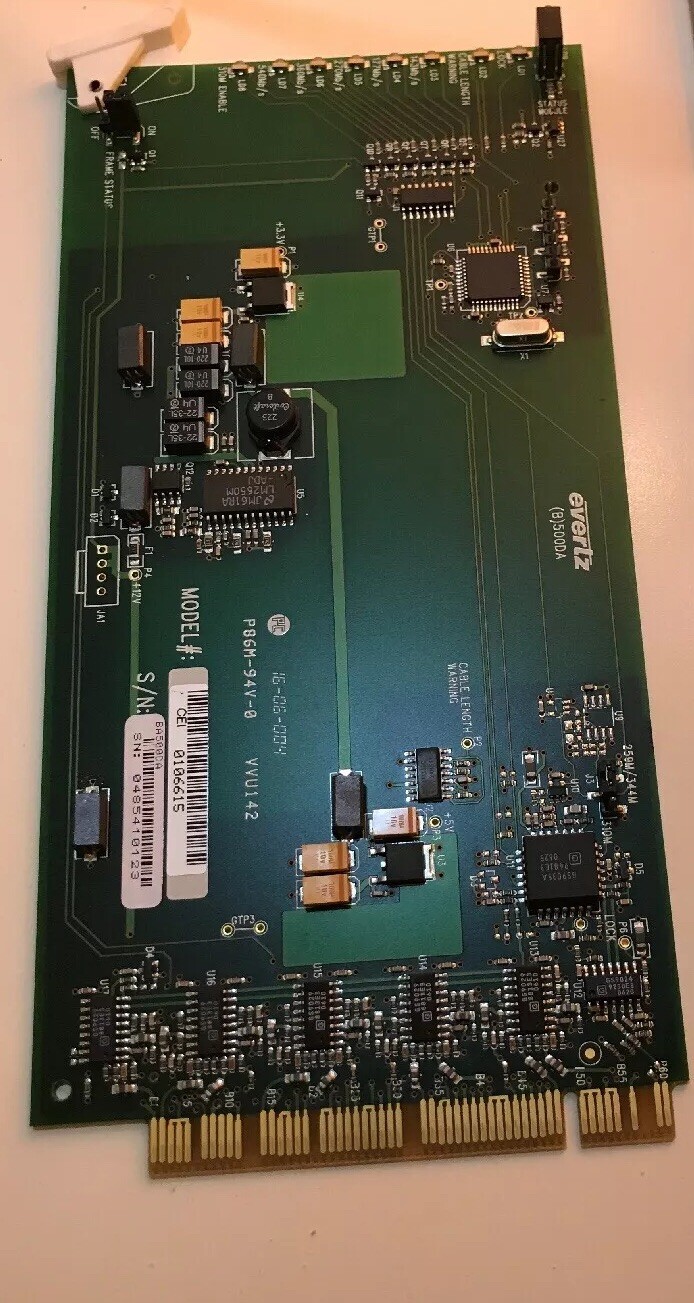 Evertz 500DA, SDI, ASI, Reclocking Distribution Amplifier | eBay