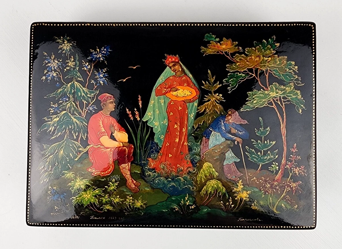 Russian Lacquer Box Palekh for sale | eBay