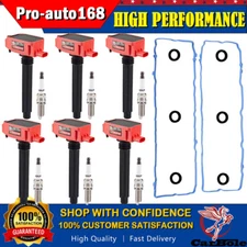 Ignition Coil Pack+Spark Plug+Valve Cover Set For 3.6L Chrysler Dodge Jeep UF807
