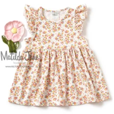 Girls Matilda Jane Platinum Orange Floral Creative Maddy Knit Top Size 10 NWOT