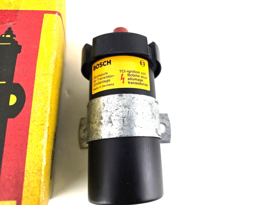 Bobina de encendido Bosch NOS Bosch 00056 Audi 5000 Quattro Volvo 240 244 245 760 Foto 2 de 4