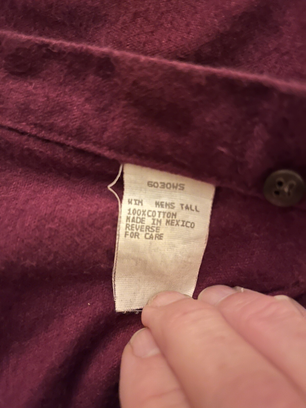 Woolrich Flannel Long Sleeve Shirt Men’s Size L Tall vintage eBay