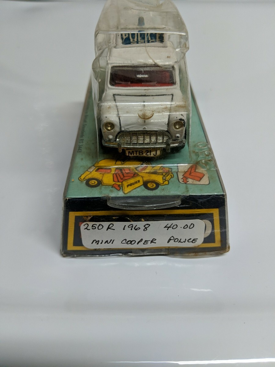 ディンキー（Dinky Toys）No.250 ポリス・ミニ・クーパー Dinky 250 Mini Cooper S Police Car, Mint in Original Box