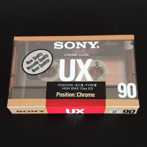 Cassetta Audio SONY UX 90 1988 - Musicassetta Sigillata -no Tdk o Maxell APR