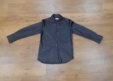 Vince V690212404 Brown Leather Shirt (s)