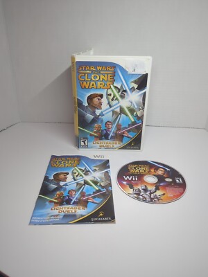 Star Wars: The Clone Wars - Lightsaber Duels (Nintendo Wii, 2008) - CIB!