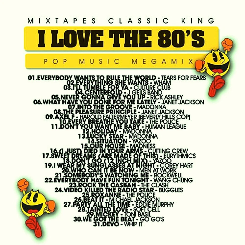 DJ SMOOTH DENALI - I LOVE THE 80'S - OLD SCHOOL NYC MIXTAPE MIX CD - Image 2 of 2