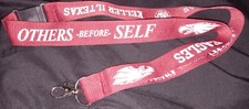 Keller IL International Leadership Of Texas Maroon Lanyard