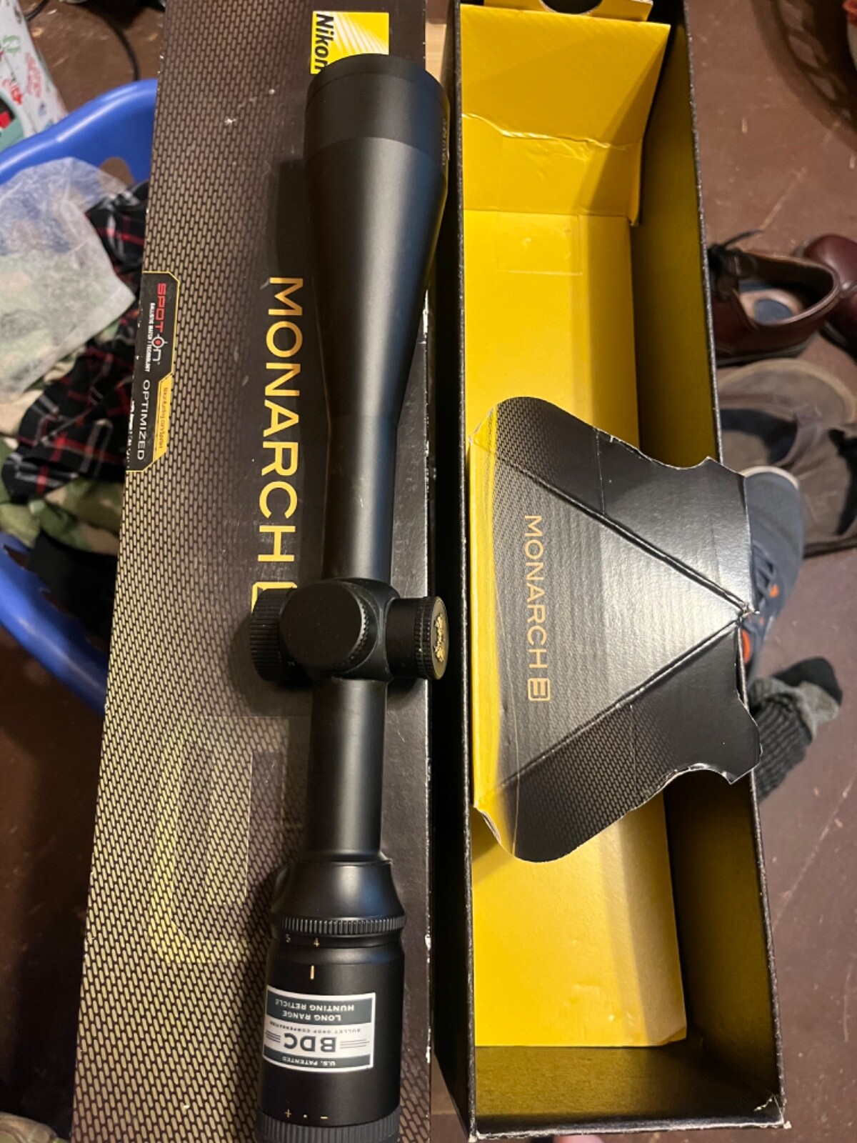 Nikon Monarch 3 41650 Rifle Scope Black Matte Finish BDC Reticle With