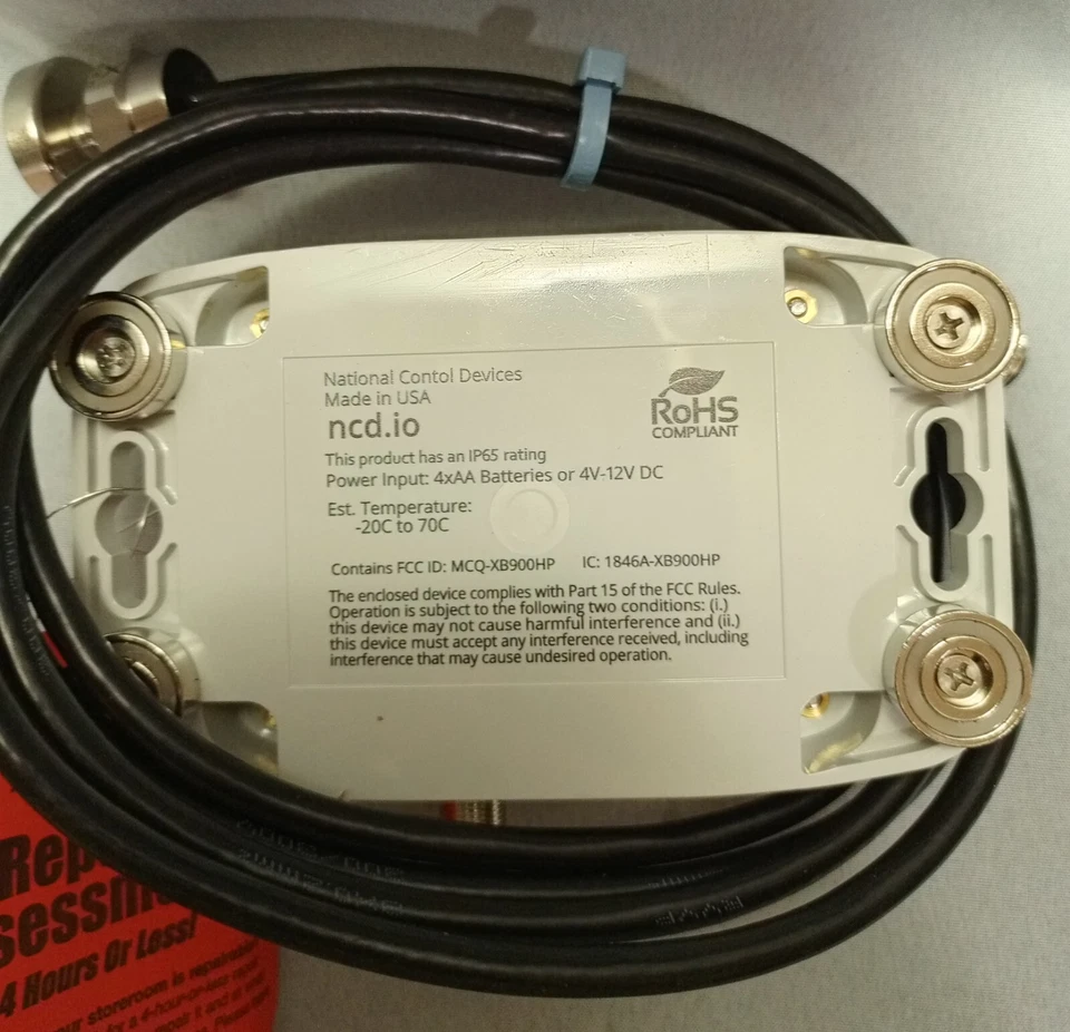 Sensor de vibración de 1 canal Plus ATS PR55-61E Foto 2 de 3