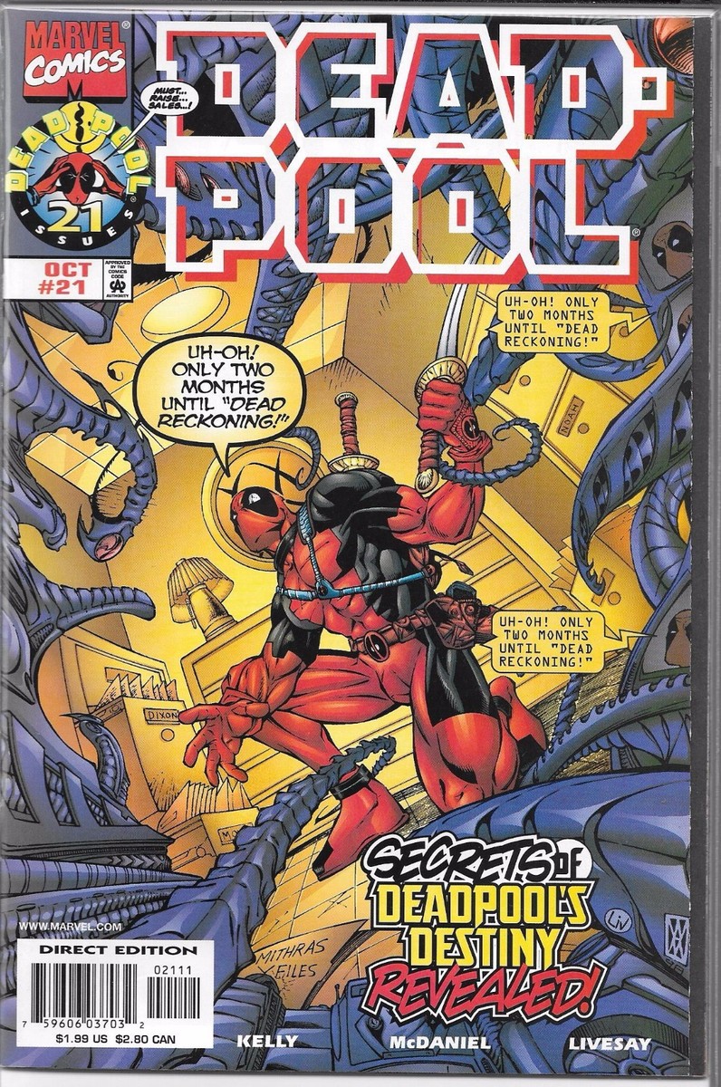 DEADPOOL #21 (NM) SECRETS OF DEADPOOL'S DESTINY | eBay