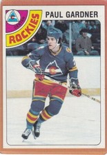1978-79 TOPPS HOCKEY PAUL GARDNER #88 ROCKIES NM/NMMT *A10476