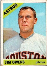 1966 Topps Baseball Jim Owens