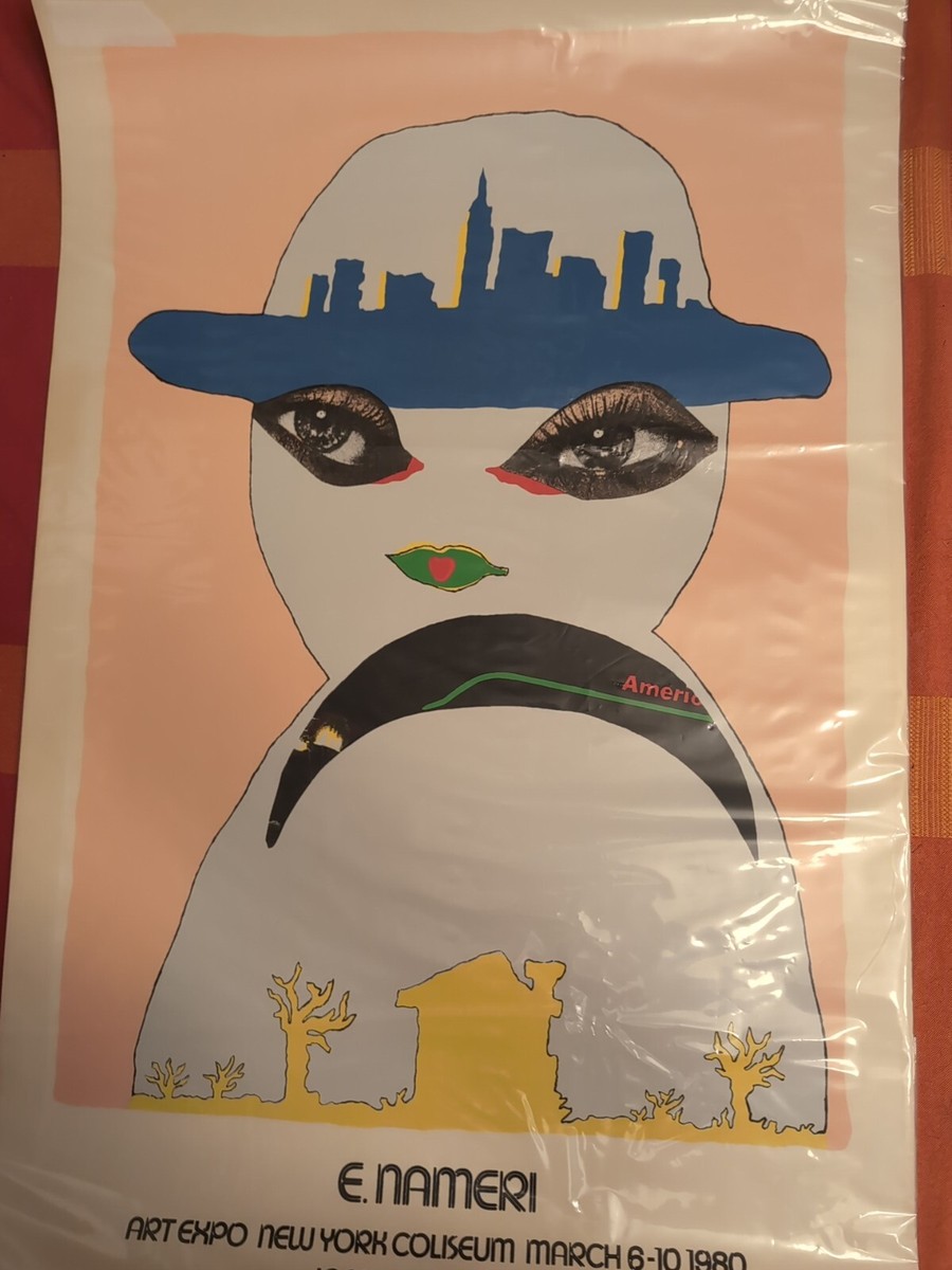 Elisha E NAMERI 1980 ART EXPO NEW YORK COLISEUM NYC IGAL M ATELIER