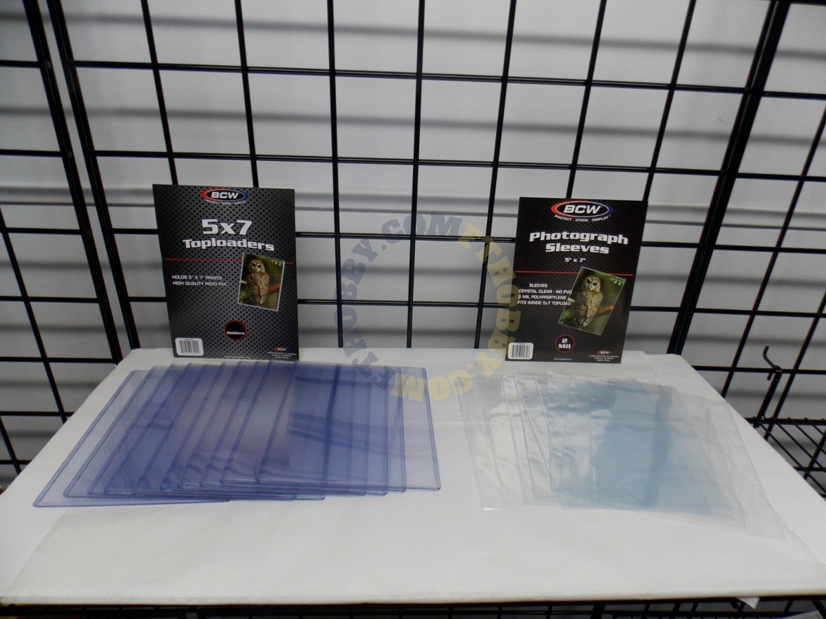 BCW 9x12 Photo Sleeves - 10 Pack Of Soft Polypropylene Picture Protectors
