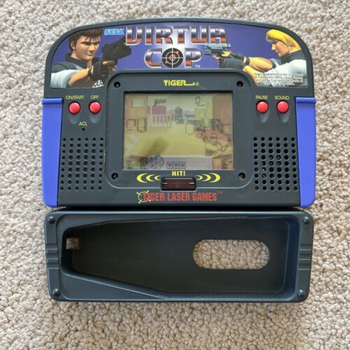 Vintage Sega Virtua Cop Tiger Electronics Hand Held Game 1996 - Working (No gun)