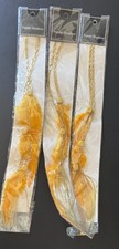 NEW SYNTHETIC FEATHER HAIR EXTENSION Yellow Blonde 15" LONG