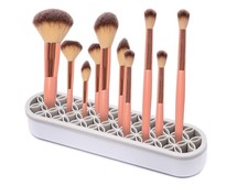 GDFYMI 1Pcs Silicone Makeup Brush Holder Stand Light Grey Make Up